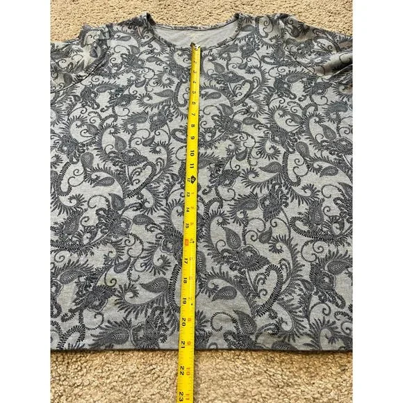 2 pc Lot Croft & Barrow Long Sleeve Shirts Womens Sz 1X Paisley Abstract Pattern - Picture 7 of 16